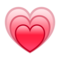 Growing Heart emoji on Emojidex